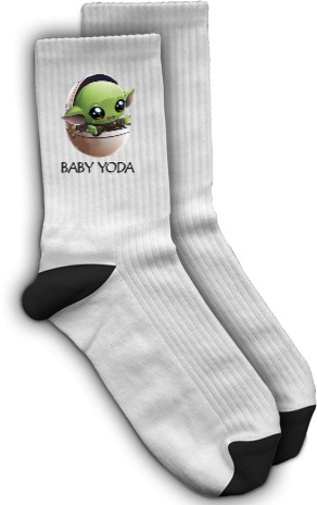 Носки - Baby yoda Art - Mfest