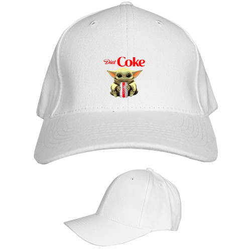 Kids' Baseball Cap 6-panel - BABY YODA Coca-Cola - Mfest