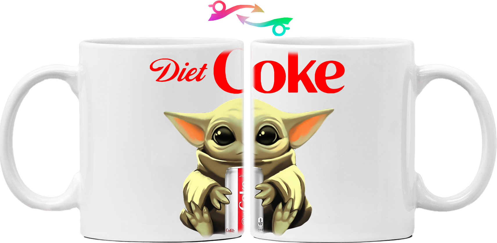 Кружка - BABY YODA Coca-Cola - Mfest