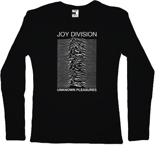 Футболка з Довгим Рукавом Жіноча - Joy division unknown pleasures - Mfest