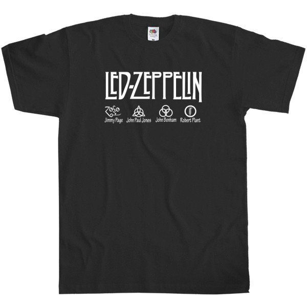 Футболка Классика Детская Fruit of the loom - Led Zeppelin 1 - Mfest