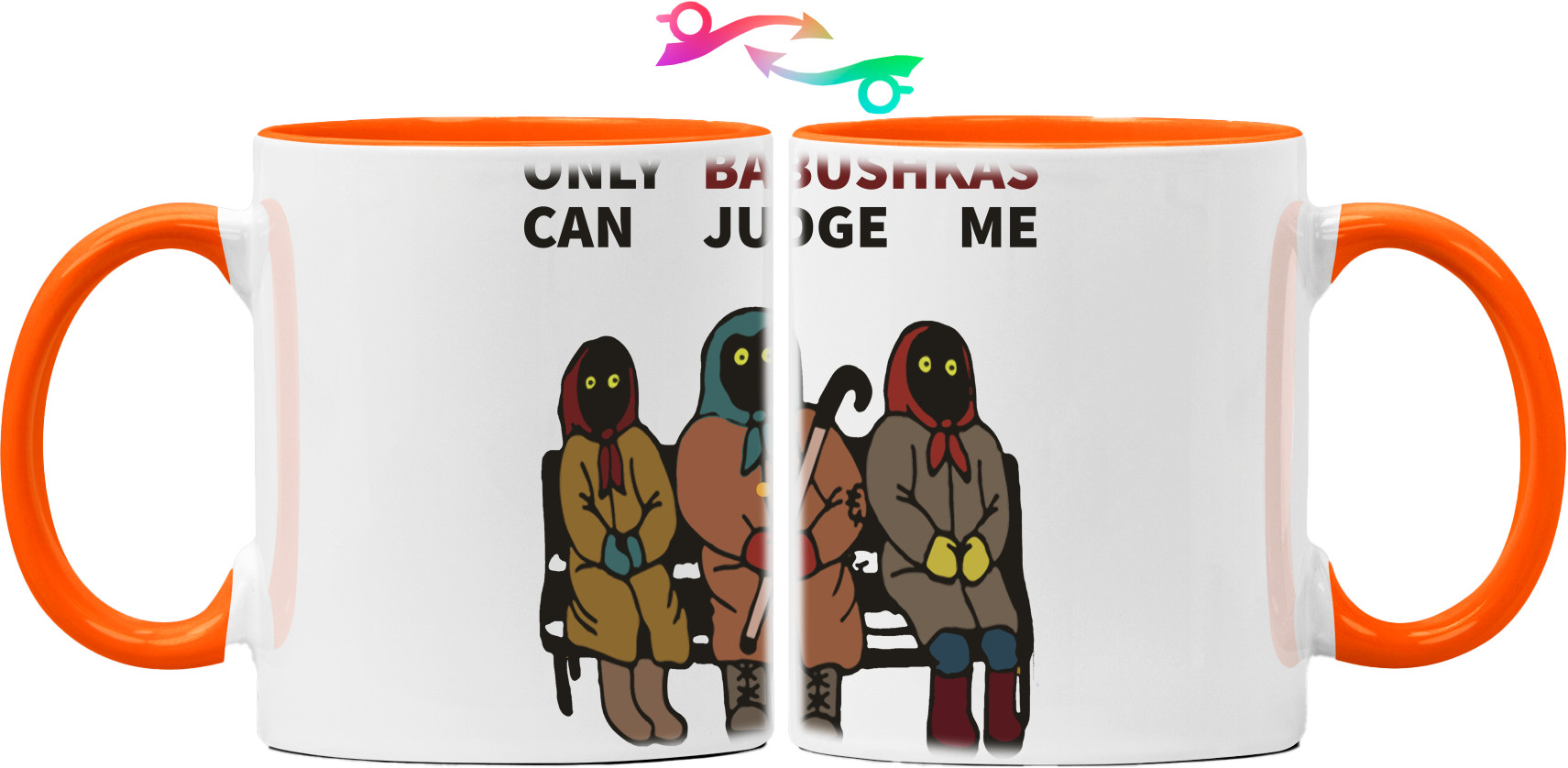 Mug - Оnly babushkas can judge me - Mfest