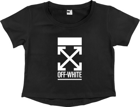 Women's Cropped Premium T-Shirt - Off Wite - Mfest