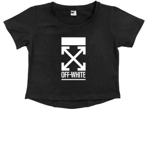 Kids' Premium Cropped T-Shirt - Off Wite - Mfest