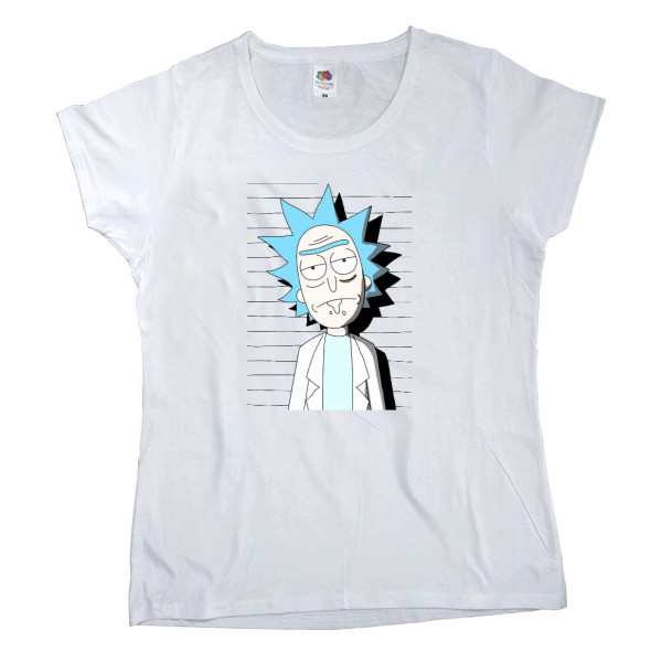 Women's T-shirt Fruit of the loom - Rick and Morty art 4 - Mfest