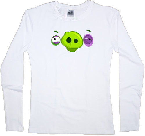 Women's Longsleeve Shirt - Angry Birds 4 - Mfest