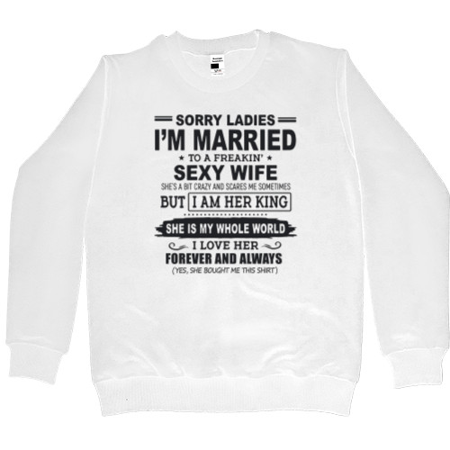 Men’s Premium Sweatshirt - Sorry ladies 1 - Mfest