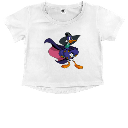 Kids' Premium Cropped T-Shirt - Черный плащ 3 - Mfest