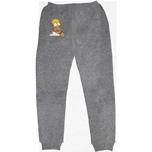 Kids' Sweatpants - Гомер с пончиком - Mfest