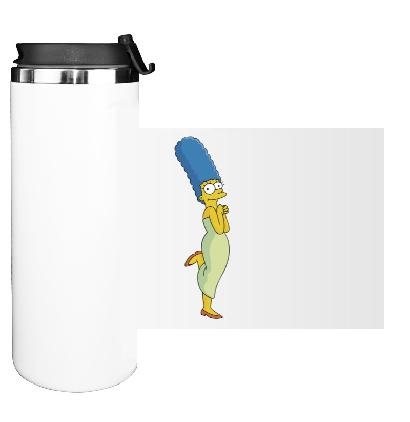 Water Bottle on Tumbler - Marge Simpson - Mfest