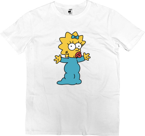 Футболка Преміум Чоловіча - Maggie Simpson 3 - Mfest