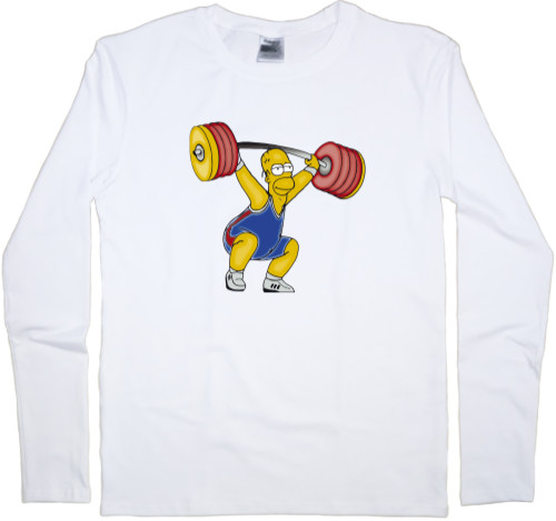 Homer со штангой