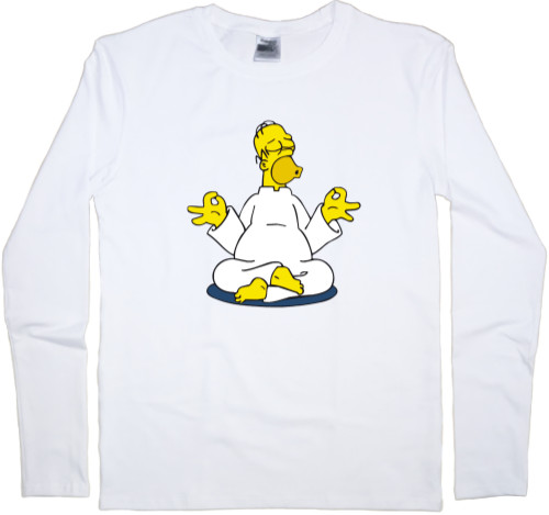 Men's Longsleeve Shirt - Homer Simpson 3 - Mfest