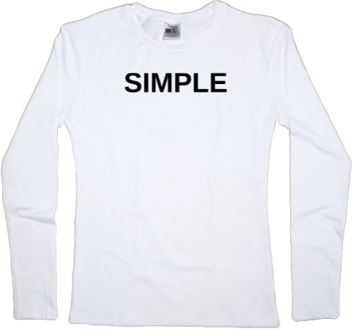 Каталог - Women's Longsleeve Shirt - Simple - Mfest