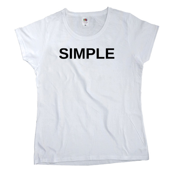 Каталог - Women's T-shirt Fruit of the loom - Simple - Mfest