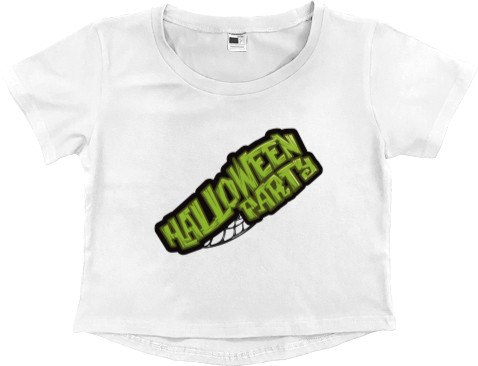 Women's Cropped Premium T-Shirt - Halloween 15 - Mfest