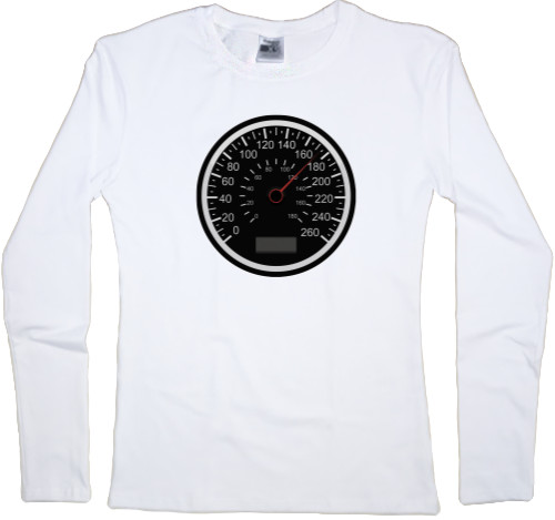 Women's Longsleeve Shirt - спидометр 1 - Mfest