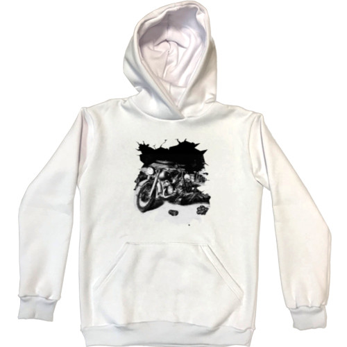 Unisex Hoodie - Мото скелет - Mfest