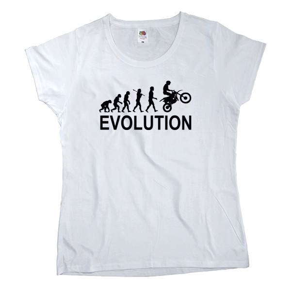 Women's T-shirt Fruit of the loom - Moto evolution - Mfest