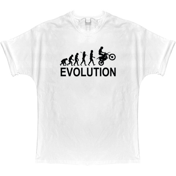 T-shirt Oversize - Moto evolution - Mfest