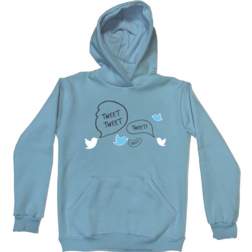 Unisex Hoodie - Twitter birds - Mfest