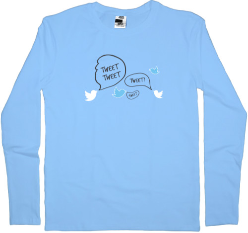 Men's Longsleeve Shirt - Twitter birds - Mfest