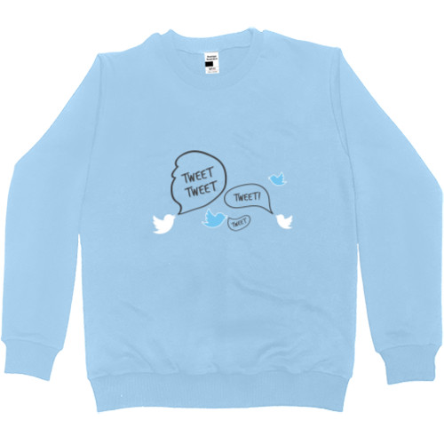 Men’s Premium Sweatshirt - Twitter birds - Mfest