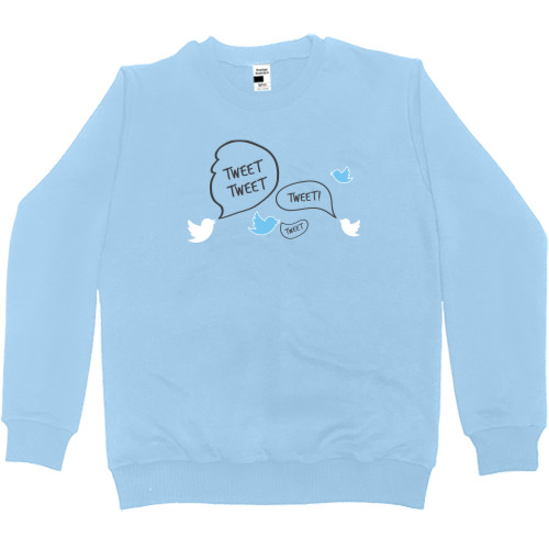 Women's Premium Sweatshirt - Twitter birds - Mfest