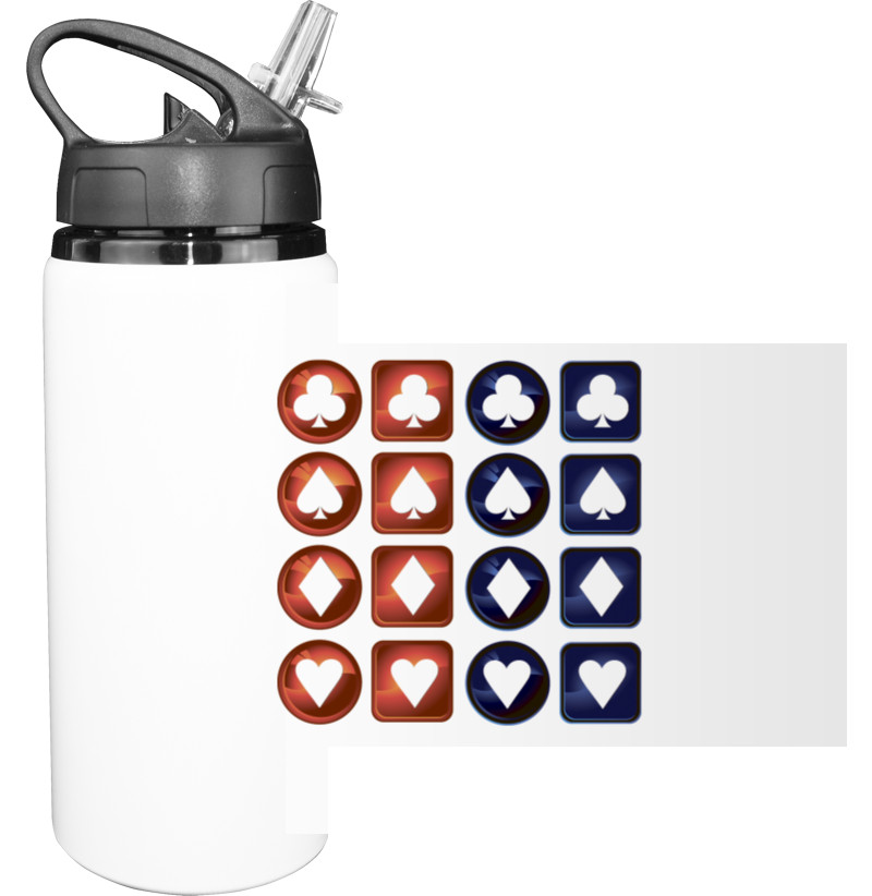 Sport Water Bottle - Карты 1 - Mfest