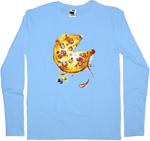 Kids' Longsleeve Shirt - Пицца 1 - Mfest