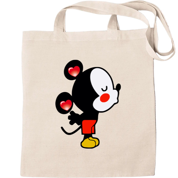 Tote Bag - Микки маус Любовь мальчик - Mfest