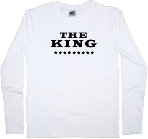 Kids' Longsleeve Shirt - The king - Mfest