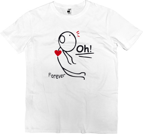 Men’s Premium T-Shirt - Story  love Man - Mfest