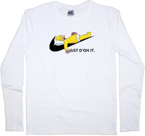 Men's Longsleeve Shirt - Гомер Just D oh It - Mfest