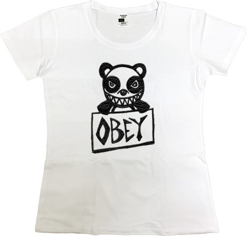 Women's Premium T-Shirt - Obey (3) - Mfest