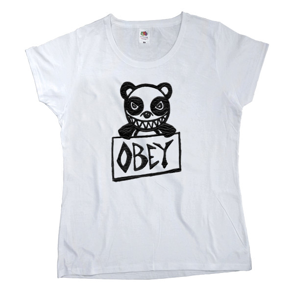 Women's T-shirt Fruit of the loom - Obey (3) - Mfest