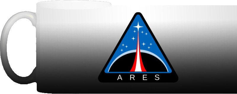 Чашка Хамелеон - Nasa logo 4 - Mfest