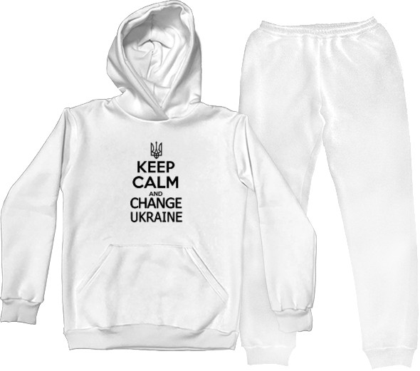 Костюм спортивный Мужской - Keep calm change Ukraine - Mfest