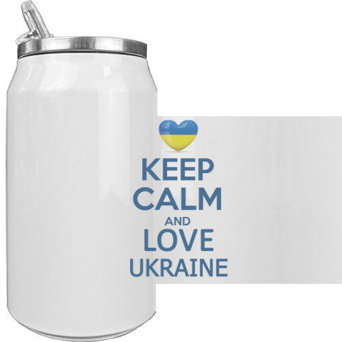 Термобанка - Keep calm love Ukraine - Mfest