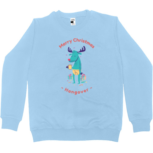 Men’s Premium Sweatshirt - Merry Christmas Hangover - Mfest