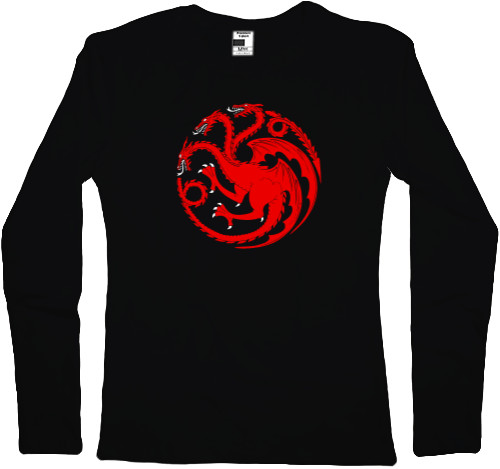 Women's Longsleeve Shirt - Logo house of the Dragon - Mfest