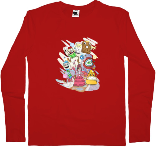 Men's Longsleeve Shirt - CupHead 9 - Mfest