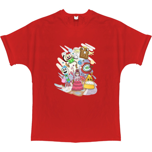 T-shirt Oversize - CupHead 9 - Mfest