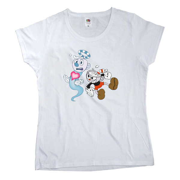 Women's T-shirt Fruit of the loom - Сuphead  8 - Mfest