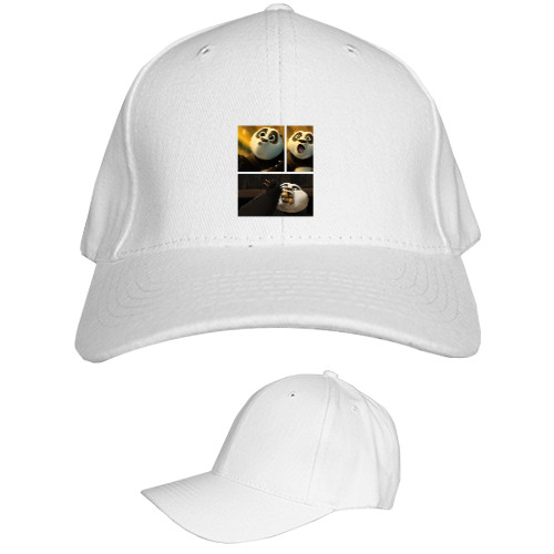 Kids' Baseball Cap 6-panel - Панда Кунг-Фу - Mfest