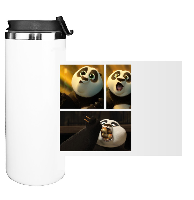 Water Bottle on Tumbler - Панда Кунг-Фу - Mfest