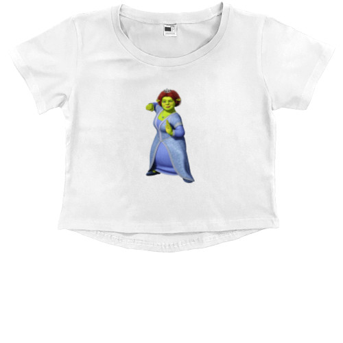 Kids' Premium Cropped T-Shirt - Принцеса Фіона - Mfest