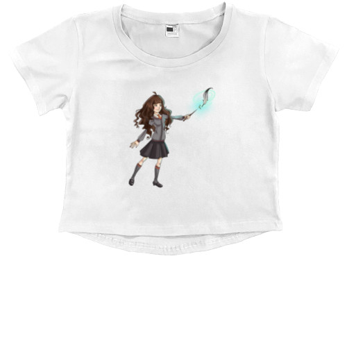 Kids' Premium Cropped T-Shirt - Герміона Ґрейнджер - Mfest