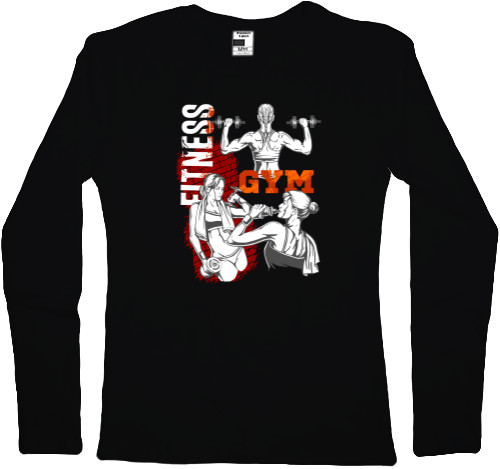 Women's Longsleeve Shirt - FITNESS GYM - Mfest