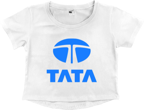 Women's Cropped Premium T-Shirt - Tata - Mfest